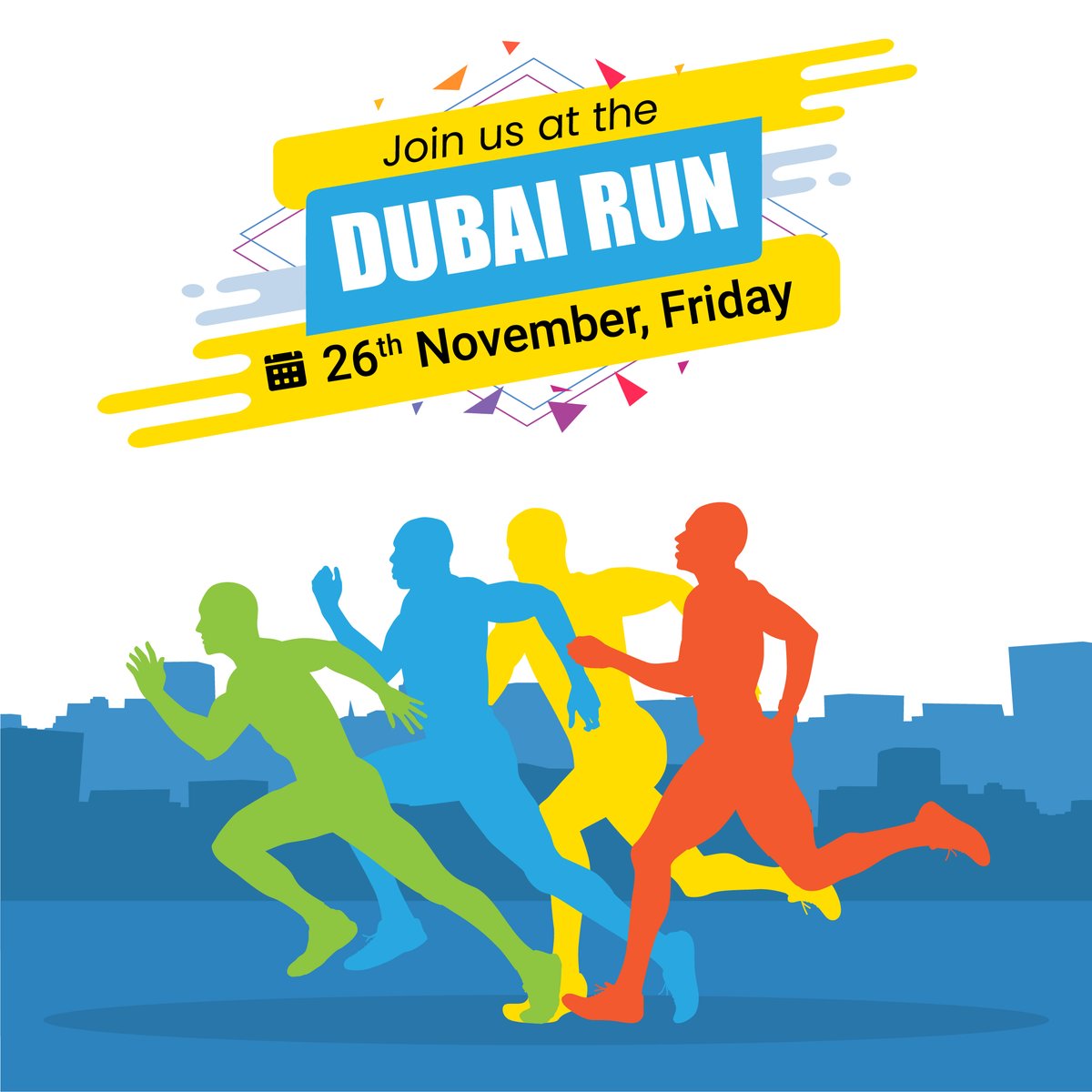 Sociopayae's tweet photo. Get set &amp; gear up to run along the Sheikh Zayed Road stretch tomorrow, 26th November, Friday at the Dubai Run, as a part of the Dubai Fitness Challenge!🏃‍♀️💨

Join us as we take on the challenge in full spirit. 💪🏻

- Your SocioPay Team💌

#dubairun #dubaifitnesschallenge #30x30 https://t.co/AeX9oMZy8a