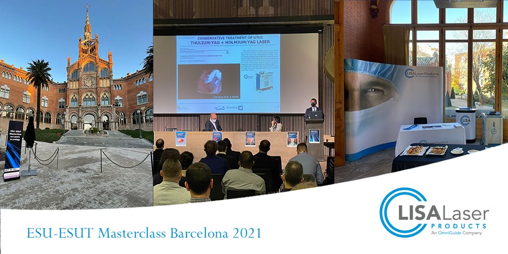 LISA Laser (@lisalaseruro) on Twitter photo Let's look back at the ESU-ESUT Masterclass in Barcelona last week. It was a great event with many interesting presentations.
#esut21 #masterclass #urology #review #laser #technology Let's look back at the ESU-ESUT Masterclass in Barcelona last week. It was a great event with many interesting presentations.
#esut21 #masterclass #urology #review #laser #technology