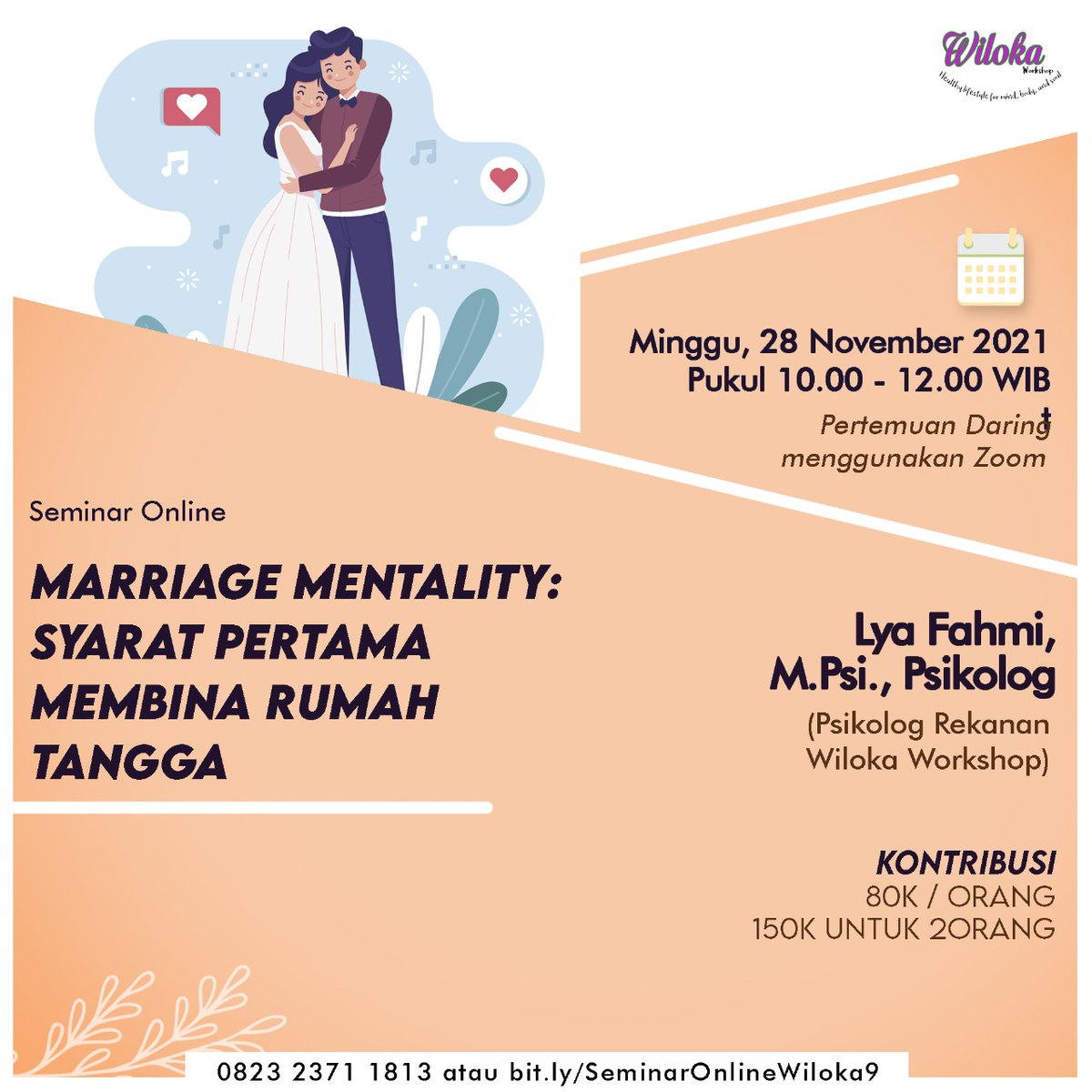 lyafahmi's tweet photo. Ceritanya ngadain kelas pranikah bareng Wiloka Workshop. Respon kebanyakan warga Instagram:

"Kalo belum punya pasangan boleh ikut gak, Mbak?"

Ya boleh, dong. Bukan hanya boleh, tapi isu-isu pernikahan bahkan sebaiknya memang diketahui sejak belum memiliki pasangan.

#pranikah https://t.co/xzDIqFC63j