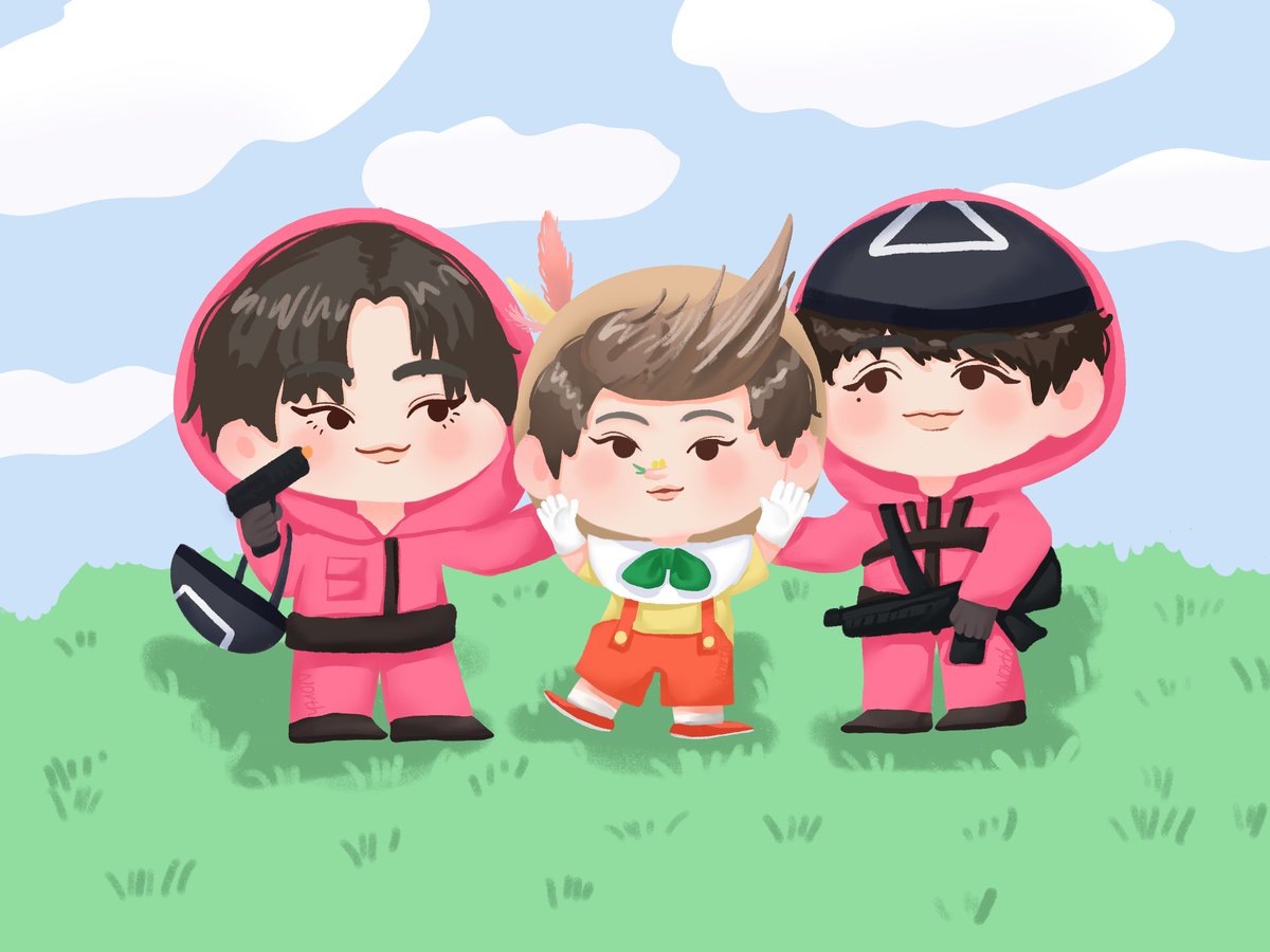 North_218's tweet photo. 🐰🦊🐶
万圣节快乐👻🎃🥰🥳 https://t.co/3N73mivtr0