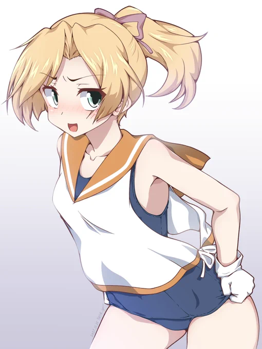 伊400型制服(?)modeな舞風さん描きました。
#舞風
#艦これ 