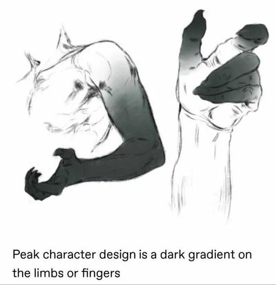 that peak character design LAUGHS remember when I doodled fox kaeya 