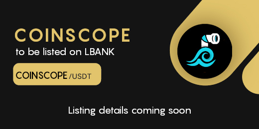 coinscopecrypto's tweet photo. ���� Coinscope will be listed on @LBank_Exchange

$COINSCOPE/USDT will be available the first week of December!

This is just the beginning. Stay Tuned 🚀

#crypto #investing  #blockchain #coinscope #LBank https://t.co/FxHjJe8KPC