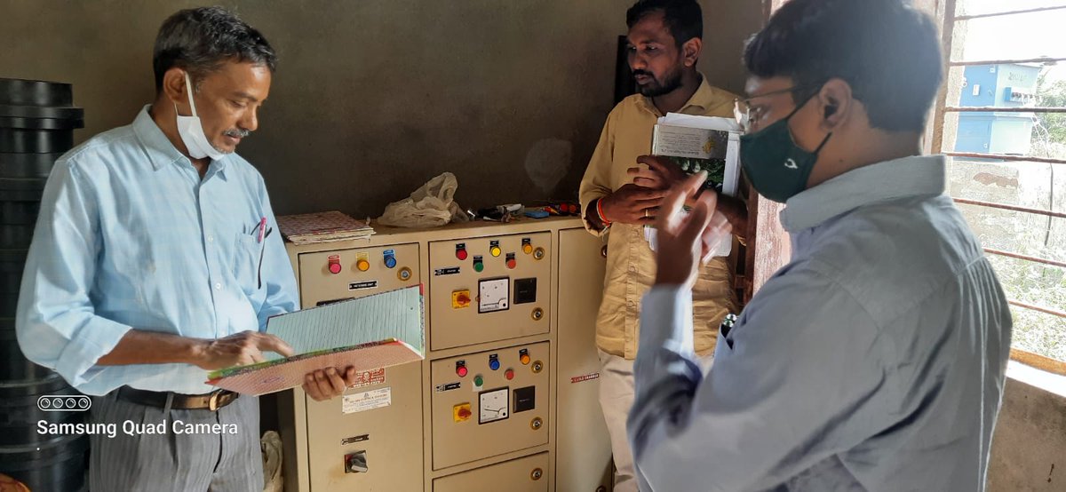 mb_telangana's tweet photo. #Missionbhagiratha Teams inspecting 
1. Sri G.Chenna Reddy CE Sir @ #chityal 
        2.Sri K.Srinivas CE Sir @ #Pusur 
        3. Sri H.Jagan Mohan SE #Wanaparthy @ #Dondaipally
        4. Sri K.Ramulu SE #Warangal (R) @ #Madhiripuram
 @SmitaSabharwal @DayakarRao2019. https://t.co/VAb3EK9yMS