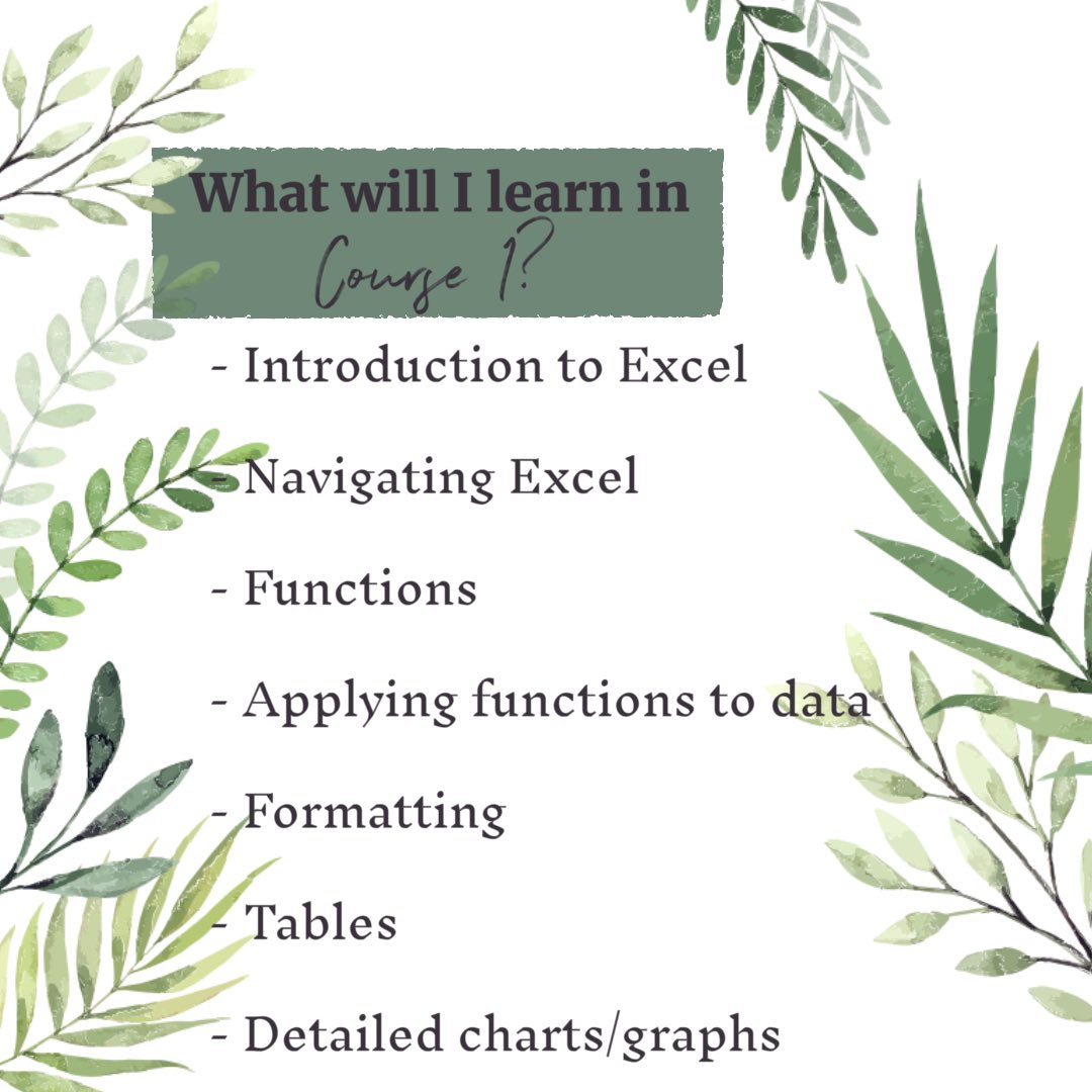 Excellearn_'s tweet image. PSA if the beginner course strikes your interest 🗣
The aim of the videos are to teach you the most practical and necessary skills and details in each category - you know, the skills you will actually use! 🤭
#excel #learnexcel #exceltips #online #learnexcelonline #beginner