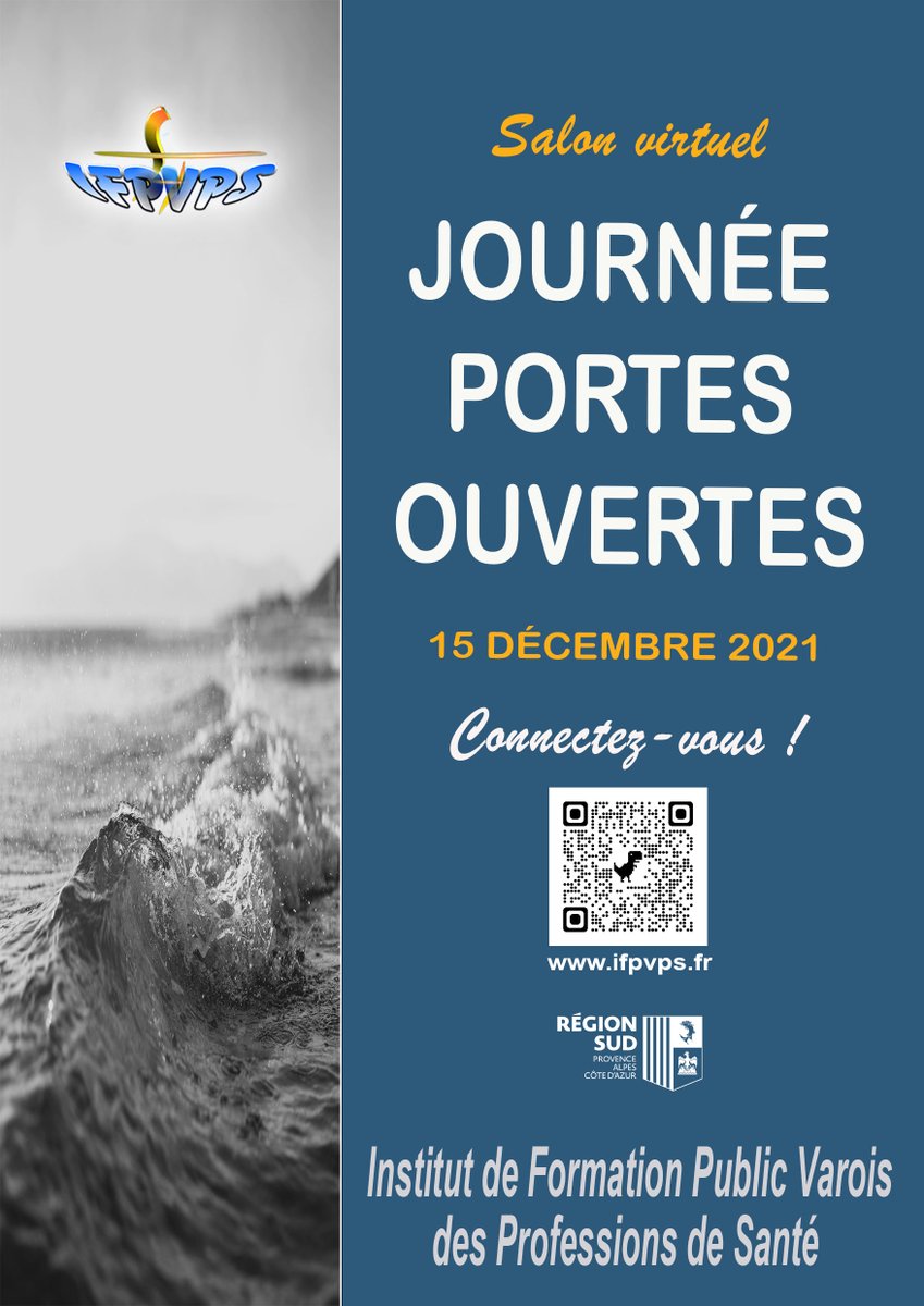 JPO de l'IFPVPS - Salon virtuel
Prochain rendez-vous le 15 décembre 2021, nous vous attendons nombreux!
S'inscrire :ifpvps.appyfair.online