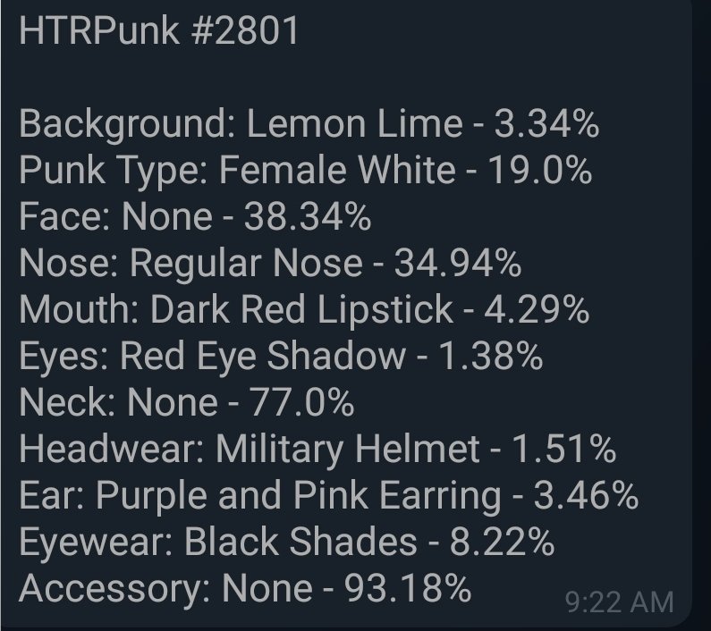 HTRPunks's tweet photo. 🎀 #GiveawayAlert 🎁
#HTRPunks #NFTcollection on $HTR celebrates #Thanksgiving with a #giveaway 🎉

We will #giveaway HTRPunk #2801 from our own Humbled Hodler

All you have to do:
Like &amp; Retweet
Follow: @one_humbled
Follow: @HTRPunks
 
Winner in 48 h! 🍀
#NFTCommunity #AltPunks https://t.co/4zPzv19rDw