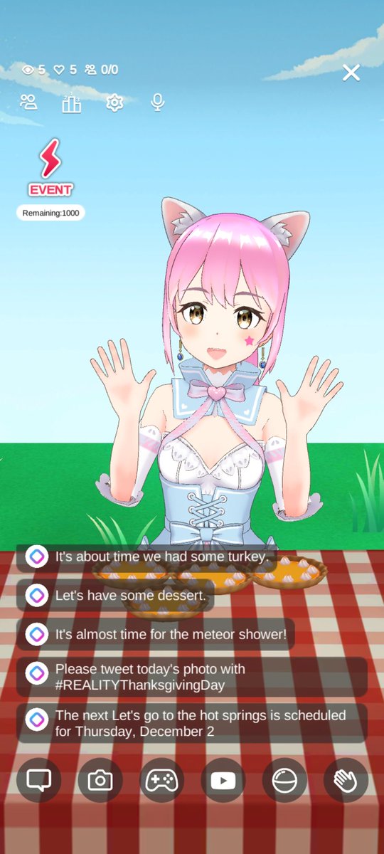 nekochuu_'s tweet photo. I got salad, turkey and deserts. Happy Thanksgiving #REALITYThanksgivingDay #REALITYAPP https://t.co/Cgg4LOOdmI