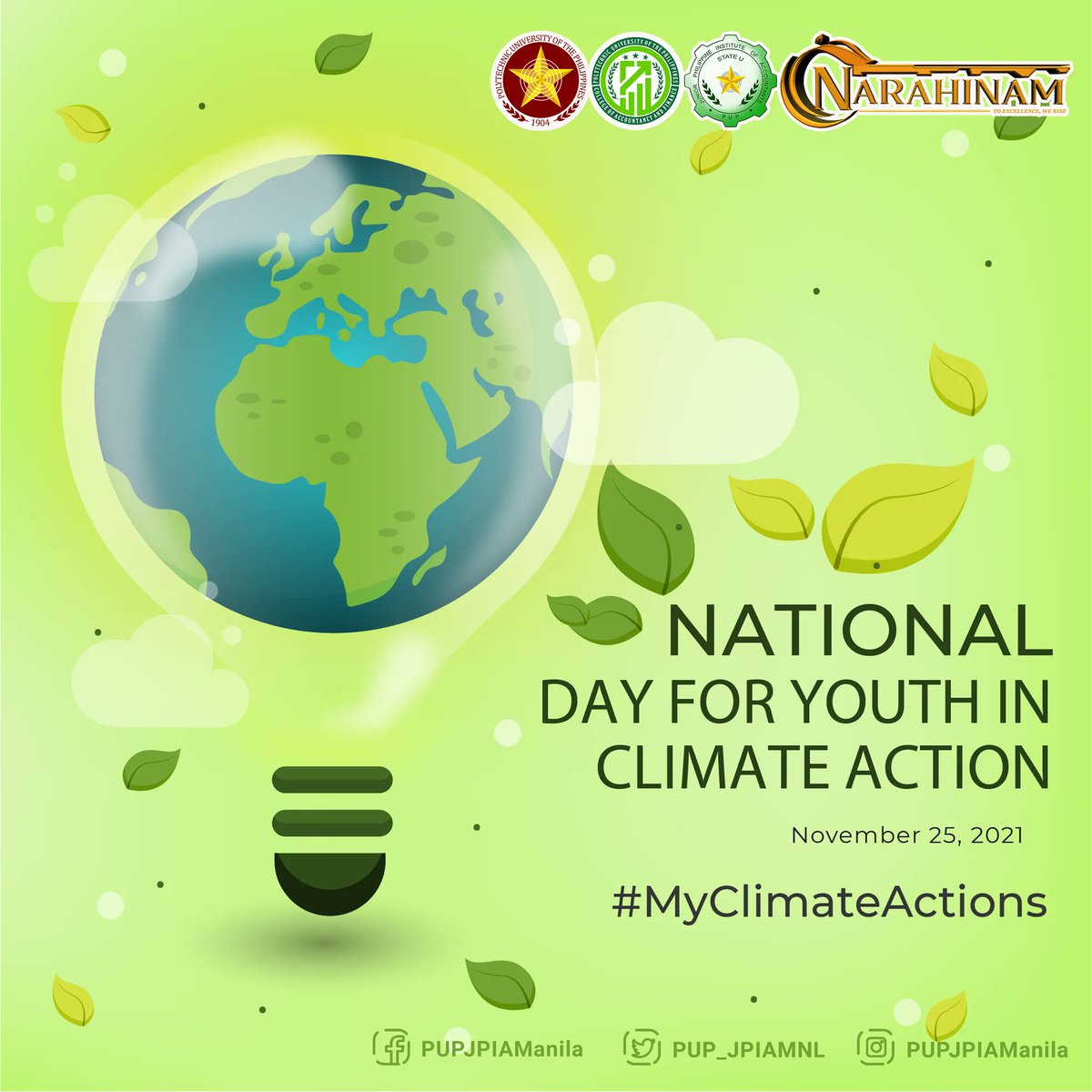 pup_jpiamnl's tweet photo. May we take part in building a better, stronger future for children and young people!
#MyClimateActions
#PUPJPIAManila https://t.co/idGbWLq3iS