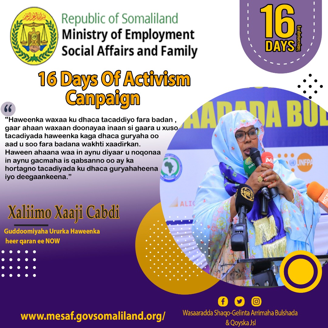 SL_NOW_Official's tweet photo. Quotes by , the chairwomen of NOW , Halimo Haji Nur. https://t.co/I4PjnWZFMa
