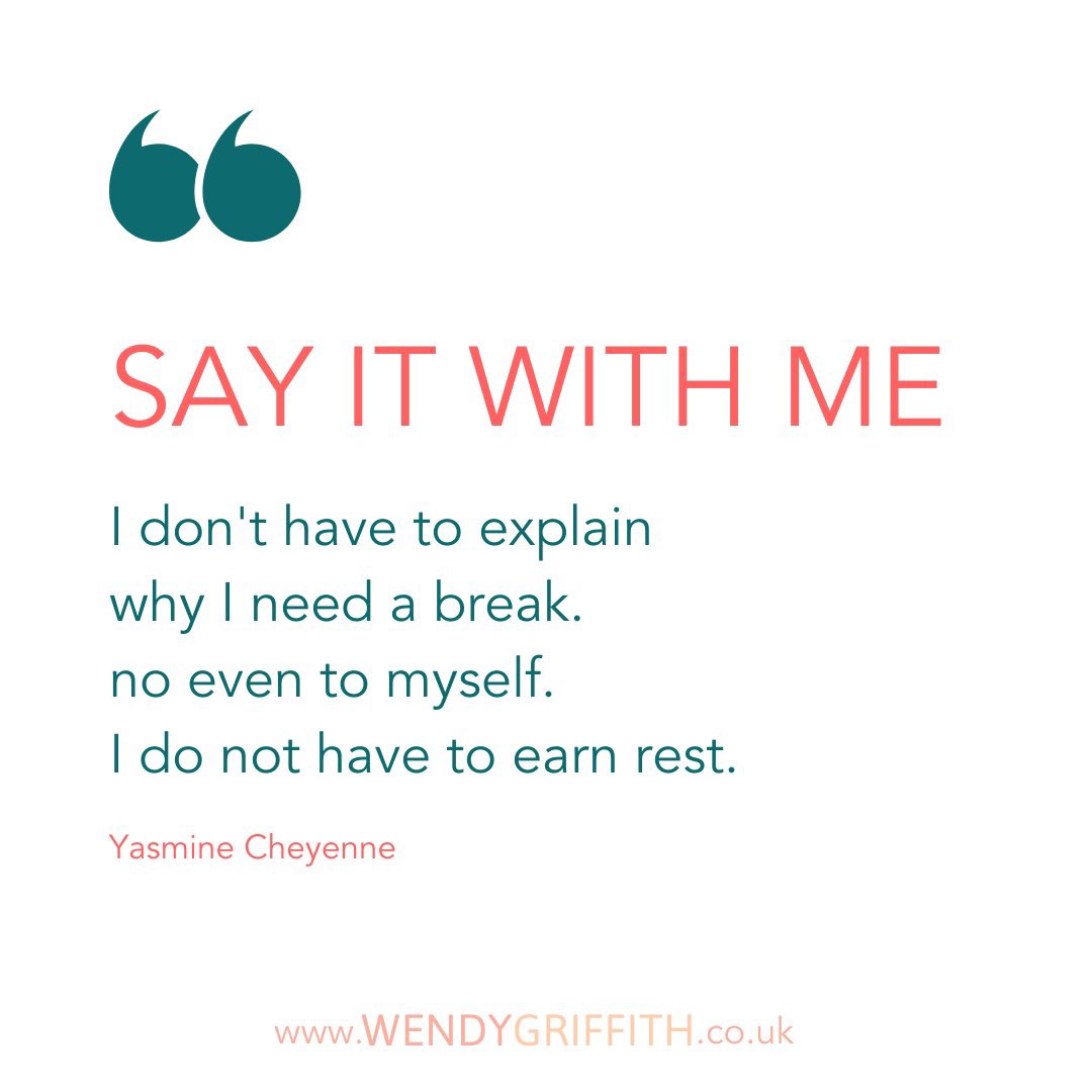 wendygriffith's tweet photo. For anyone who needed to hear this today 💜 https://t.co/kLboLI0MqW