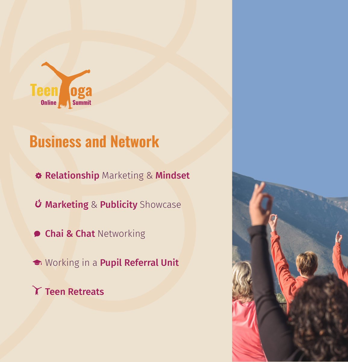 2021 summit, ten days away -  3 areas of topics this year,  - Business and networking find out how to share your yoga - we have had some success in this area! @YogaAlliancePro <a href="/Yogacampus/">Yogacampus</a> <a href="/SchoolsAdvisory/">Schools Advisory Service</a> <a href="/Yogainschools/">Yoga In Schools</a> <a href="/YoungMindsUK/">YoungMinds</a> <a href="/LondonYouth/">London Youth</a> <a href="/TinaJCartwright/">Tina Cartwright</a> <a href="/MindedInstitute/">The Minded Institute</a>