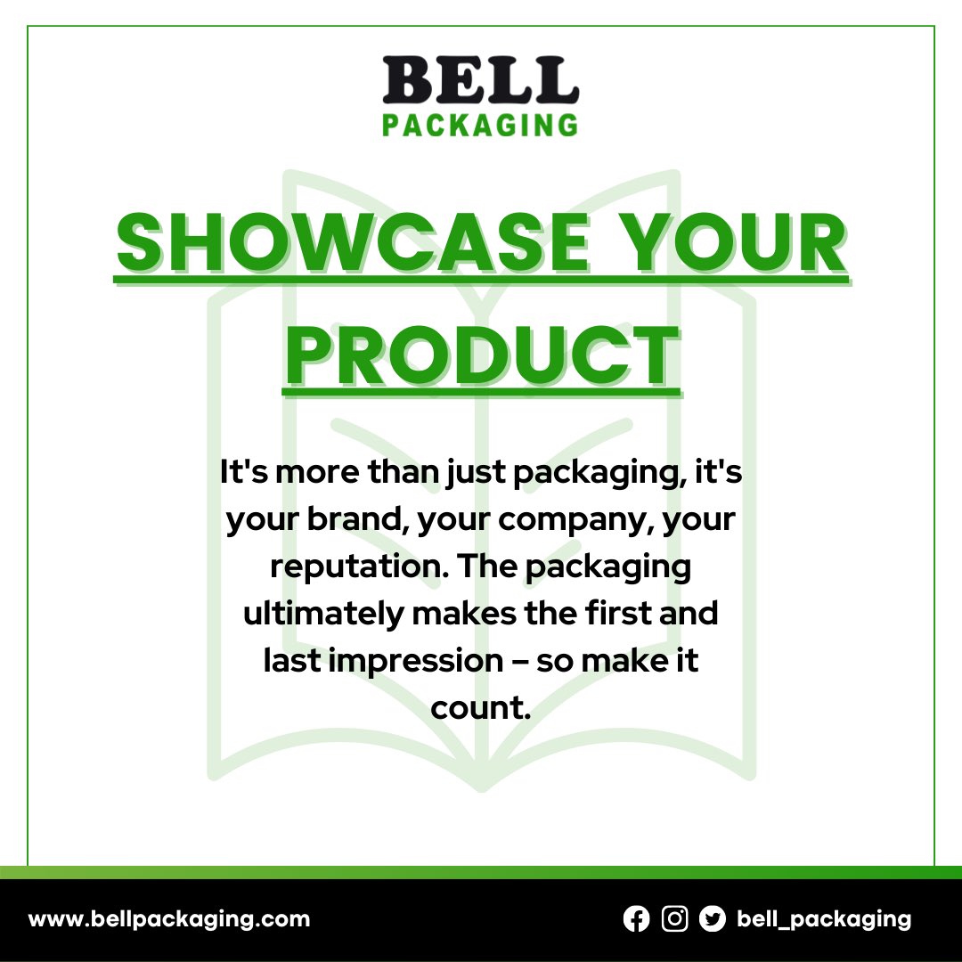 Bell_Packaging's tweet photo. Show off your product. It’s your brand, your company, your reputation. The packaging ultimately makes the first and last impression.

https://t.co/JUIm6kVY3M https://t.co/7WRi2RSNXC