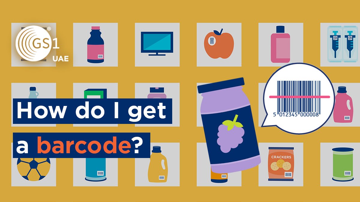 GS1_UAE's tweet photo. Are you aiming to sell more products online and in-store?

Here are three simple steps to barcoding your products.

#gs1 #gs1uae #globalstandards #industrystandard #barcode #gtin #numberbank #product #data #retail #ecommerce #sale #traceability #secure https://t.co/W8ILlZdpuh