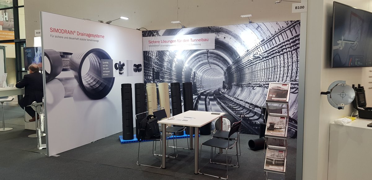 SIMONA_GROUP's tweet photo. One day left: Visit us at STUVA in Karlsruhe at booth B100.
We are looking forward to seeing you! 👍
#STUVA #tunnel #underground #SIMODRAIN #drainage https://t.co/L0TcmAtnjJ
