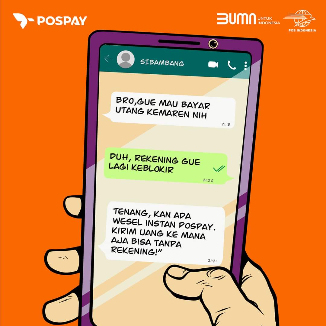 Pakai wesel instan, terima uang kapan aja tanpa rekening!