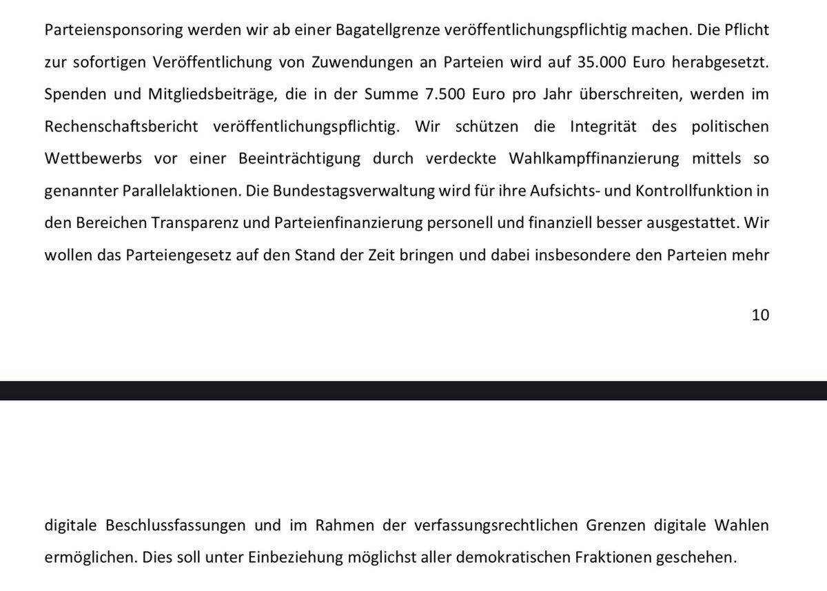 PRuF_HHU's tweet photo. Die 🚦-Koalition hat auch Pläne fürs #Parteienrecht: Sponsoring, Parallelaktionen, Grenzwerte für Spendentransparenz. Über die Frage, welche verfassungsrechtlichen Grenzen für digitale Beschlussfassungen und Wahlen gelten, wird man sich wahrscheinlich noch intensiv streiten. https://t.co/5XohwcNSey