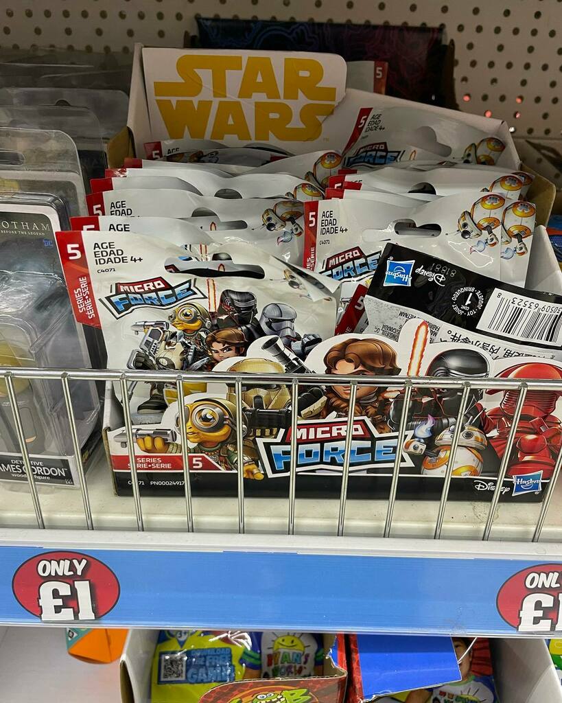 FanthaTracks's tweet photo. Old #starwars #microforce blind bags have surfaced in @one.below it amazes me how old product like this sits wasting away in warehouses for years before appearing in clearance stores.
https://t.co/lGwg3Vyw0d https://t.co/S4PLk7nl5U