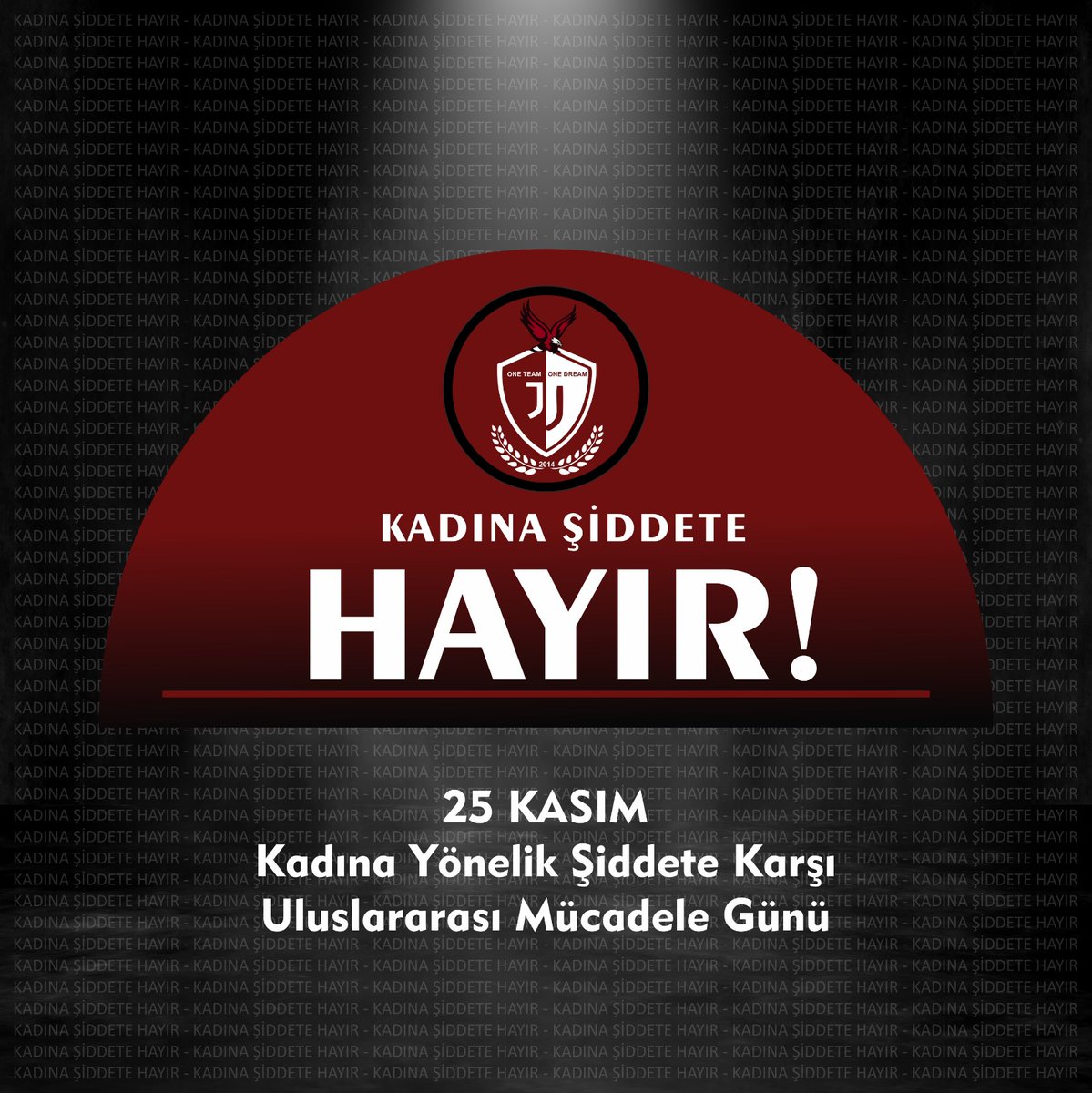 Kadına Yönelik Şiddete Karşı Uluslararası Mücadele Günü’nde tüm gücümüzle #KadınaŞiddeteHayır diyoruz!