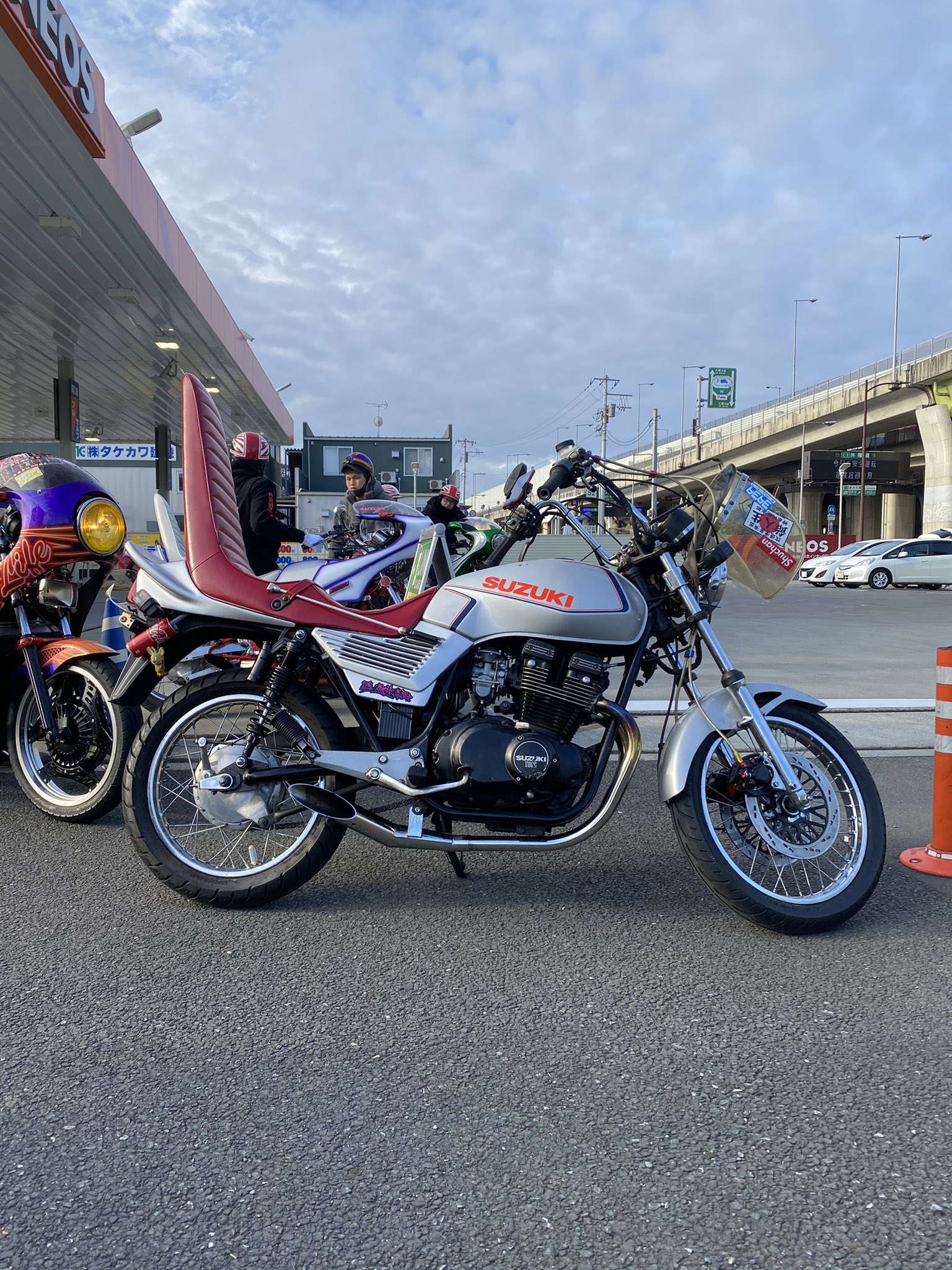 GSゴキザリスズキ純正ダブルホイール （GSX250E刀/ザリ/ゴキ
