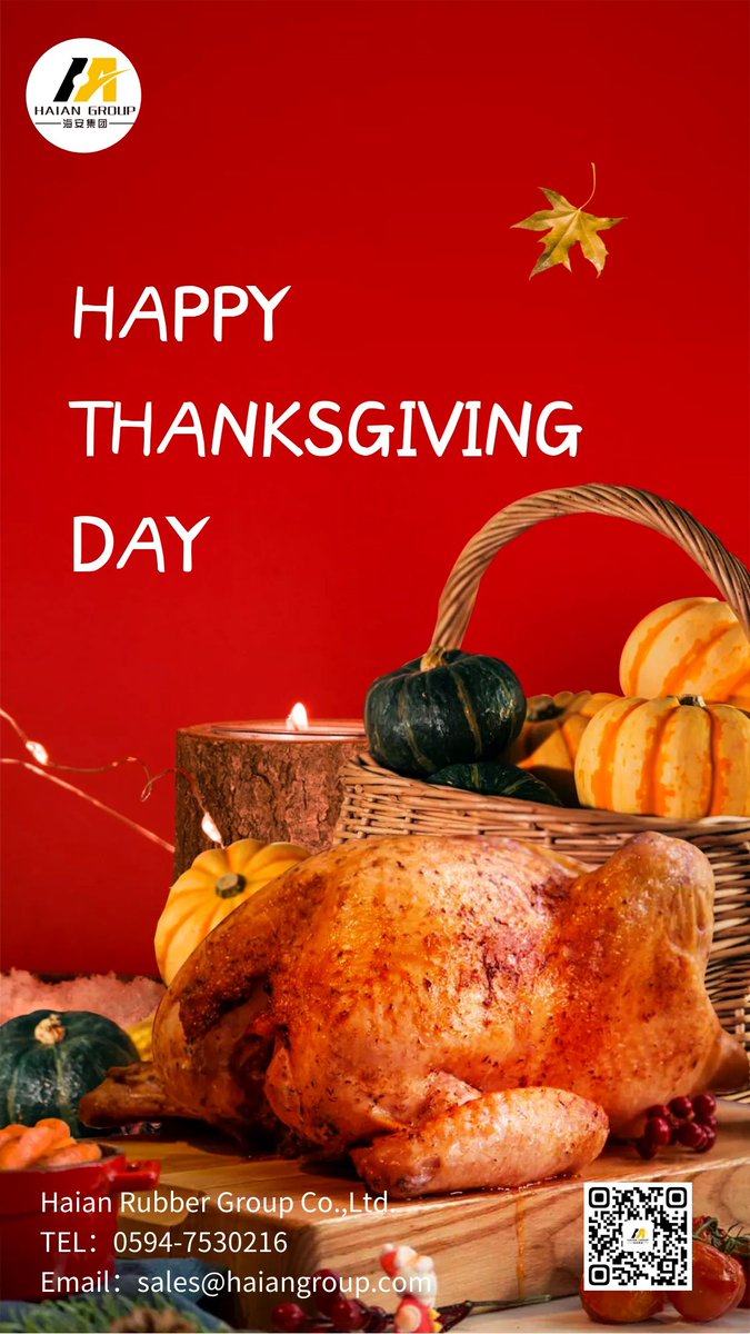 HaianTyre's tweet photo. Thank you for being our valued customers and friends. @HaianTyre is grateful for the pleasure of serving you and meeting your needs.

#thanksgivingday #happyholiday #turkeyday #miningtires #miningservice #offtheroadtires #giants #otrtyres #grateful #thankyou https://t.co/GWdD9nS65u