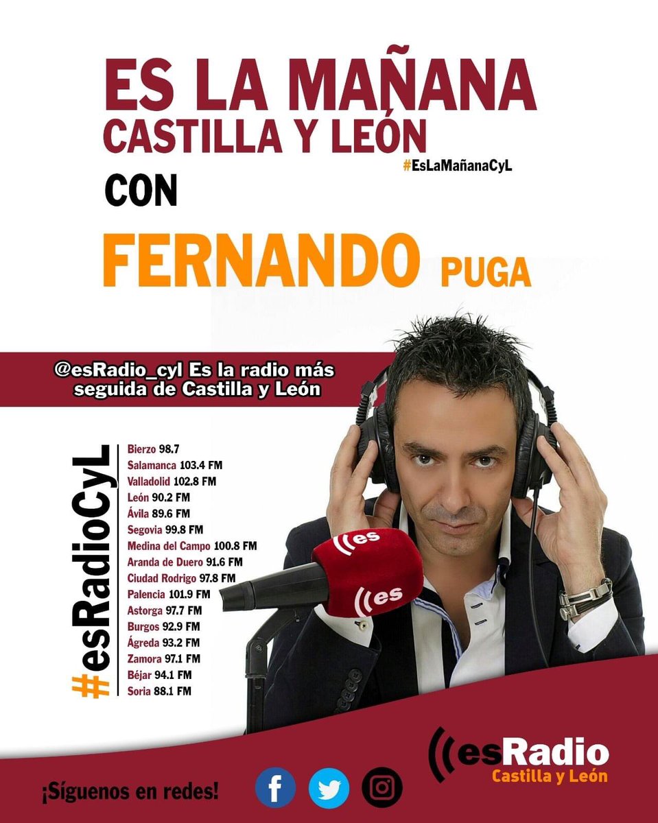 dos_orillas's tweet photo. 📻📡 Extra! Extra!! #postpromo
Mañana viernes a las 12 del mediodía, en el 102.8 de la #FM @FernandoGPuga entrevista en directo a #DosOrillas
Seguro que hablamos del concierto que se llevará a cabo en Teatro Zorrilla de Valladolid y de novedades
#CulturaSegura
@castrovita https://t.co/wgSOkJKv44