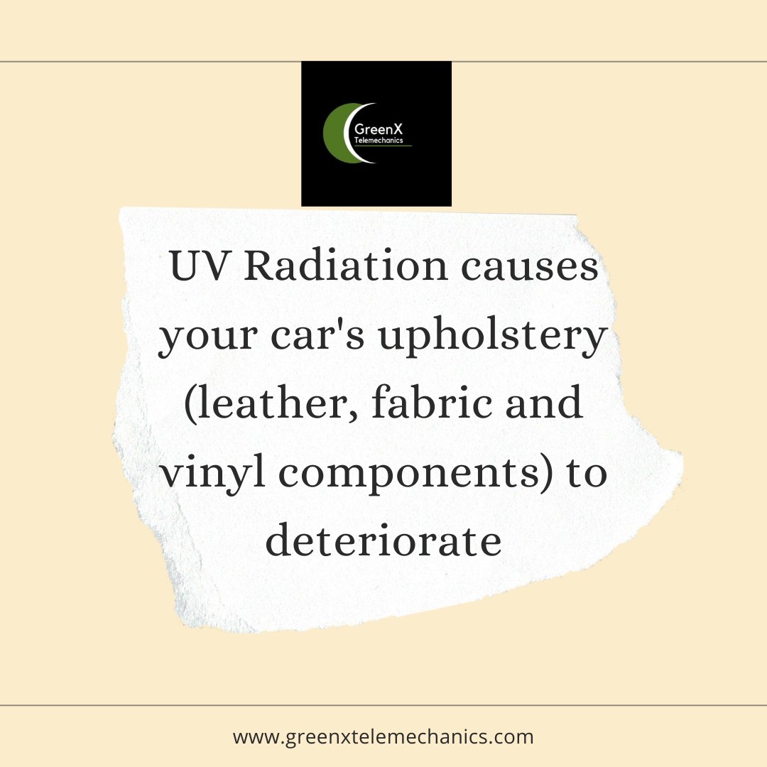 Vulipap's tweet photo. UV exposure dries out natural oils contained in your car's upholstery making them dry-out, stiffen, crack, rot, fade and age.

Just cleaning and covering upholstery using silicone or fabric cover doesn't slow the damage caused by UV. Only @Vulipap can cover and protect your car. https://t.co/0ArLFVJ8G0