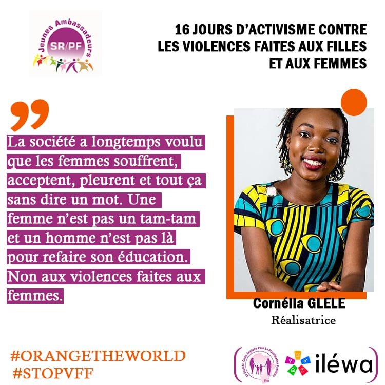 japfbenin's tweet photo. [16 jours d'activisme contre les violences faites aux filles et aux femmes]
"une femme n'est pas un tam-tam"
 #orangerlemonde
#stopvfff
 @ilewaOrg1   @ucpo @amouretvieabms 
@JVSAssociation 
 @intrahealthltd https://t.co/qnz7RfmMaU