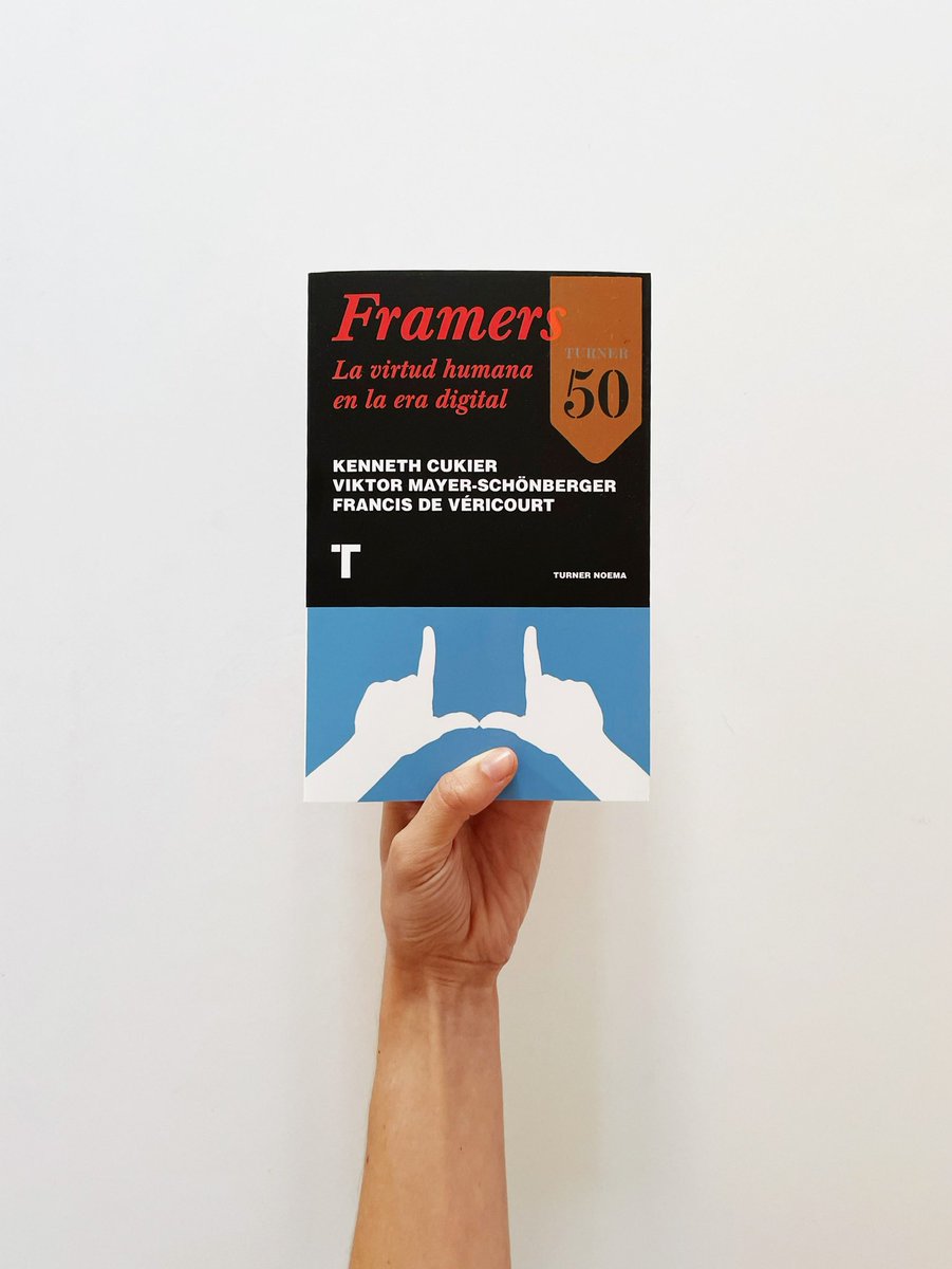 «Una mirada fascinante a lo que hace a los humanos especiales en la era de los algoritmos, y cómo las personas pueden mejorar su forma de pensar para mantenerse por delante de la máquina» —Mustafa Suleyman, Co-founder DeepMind #Framers turnerlibros.com/libro/framers/