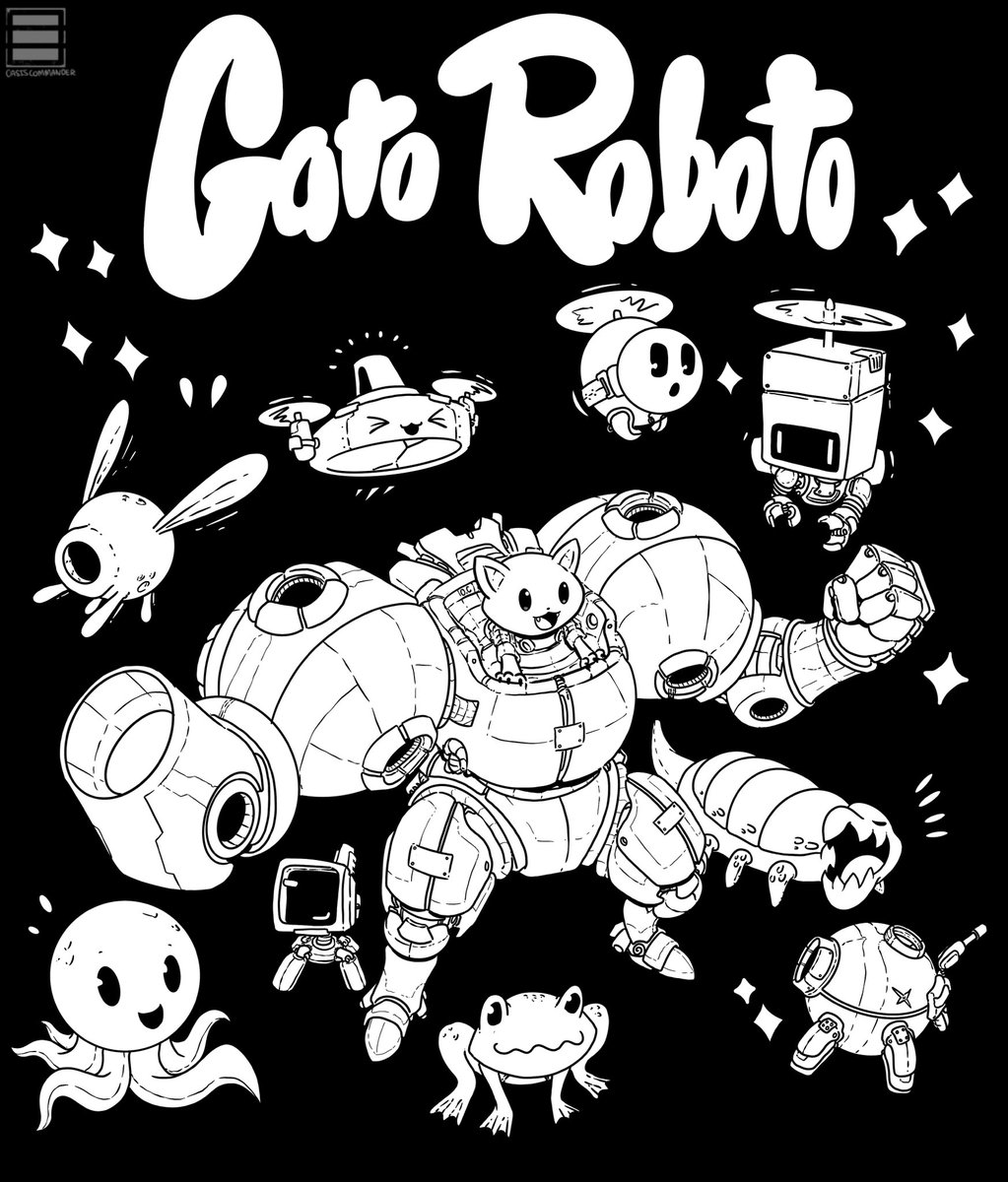 OasisCommander's tweet image. Finished the Gato Roboto Piece XD @doinksoft