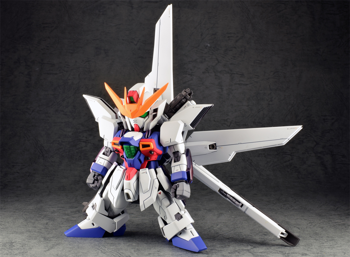 haruka_a's tweet image. オラザクに出してたデフォルメのガンダムエックス
過去作を一部撮り直しての参加