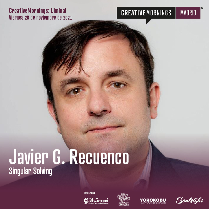 CM_Madrid's tweet photo. Mañana tendremos #cm𝗟𝗜𝗠𝗜𝗡𝗔𝗟 con 𝗝𝗮𝘃𝗶𝗲𝗿 𝗚. 𝗥𝗲𝗰𝘂𝗲𝗻𝗰𝗼, presidente de MENSA España, consultor, emprendedor, fundador de Singular Solving y, además, podcaster: 𝐇𝐞𝐚𝐯𝐲 𝐌𝐞𝐭𝐚𝐥 y 𝐍𝐚𝐝𝐚 𝐪𝐮𝐞 𝐠𝐚𝐧𝐚𝐫.
https://t.co/4qSB2j5iV4
#cmMad #CreativeMornings https://t.co/QJyBXcM0Qj