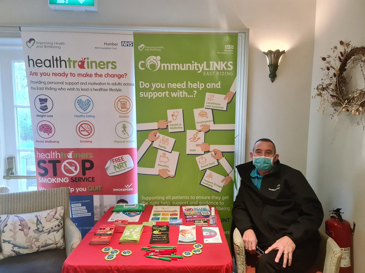 NHSYOURhealth's tweet photo. We are at Tickton Grange today at the Carers Conference
#ticktongrange #healthtrainers #yourhealth #Communitylink #stopsmoking https://t.co/JsMiq6W40X