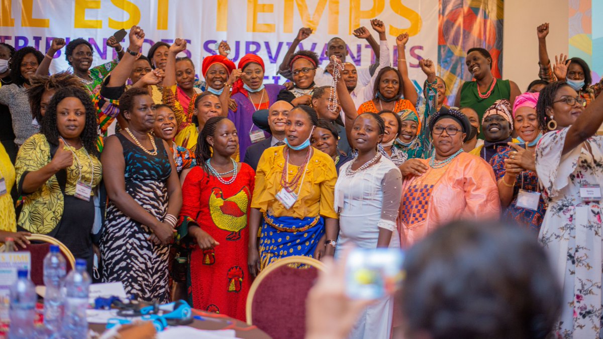 🗓️ Closing 3⃣ days of intense work 
 🫂   With and for #Survivors of #CRSV in #Kinshasa 
#SurvivorsHearing
#SurvivorsFirst
We'll be back soon 🇨🇩!
📸 (c) Yves Cojan