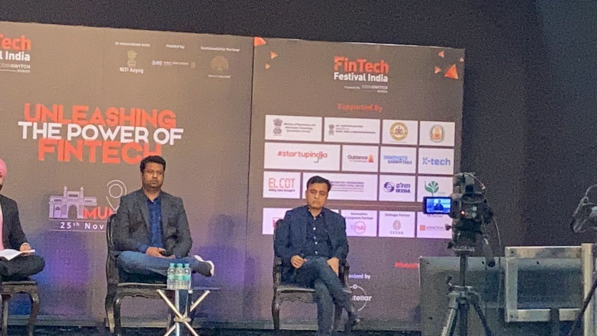 ashish343's tweet photo. “Can Crypto Currencies fulfil the purpose of money?”
Discussing this with esteemed panelists - Vikas Ahuja(@CrossTowerIndia), @mmahapatra and Saugata Bhattacharya(@AxisBank) at the #FintechFestivalIndia in Mumbai today. #MakingIndiaInvest https://t.co/YZyxrPl6zf