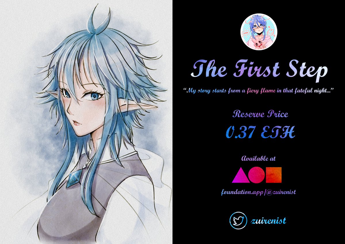 zuirenist's tweet photo. 🔵 The First Step
⏩"My story starts from a fiery flame in that fateful night..."
💵Reserve Price 0.37 ETH
‼️ Wanna know more of her story and the meaning of price? Check out on FND https://t.co/6NVa5PHGC0
🎥The winner collector will get this art's timelapse.
Thanks a lot🥰🙏 https://t.co/v23guWbPW1