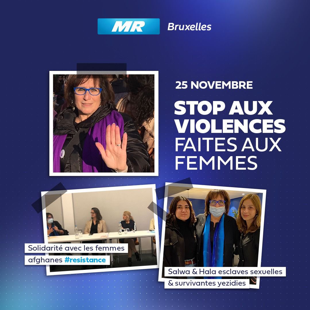 VivTeitelbaum's tweet photo. En cette #JourneeInternationale pour l’élimination des #violencesfaitesauxfemmes nous exprimons notre solidarité avec les femmes du monde entier @yazda #stoptalibans #OrangeTheWorld @MRBruxelles https://t.co/xnfcbwFnS0
