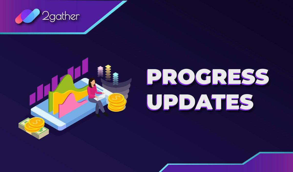2gather_project's tweet photo. $TWO Progress Updates!

We are excited for the next month ahead!

Check out what we've been working on.

Read: https://t.co/sPQTRqjbz2 https://t.co/pylCkslcJt