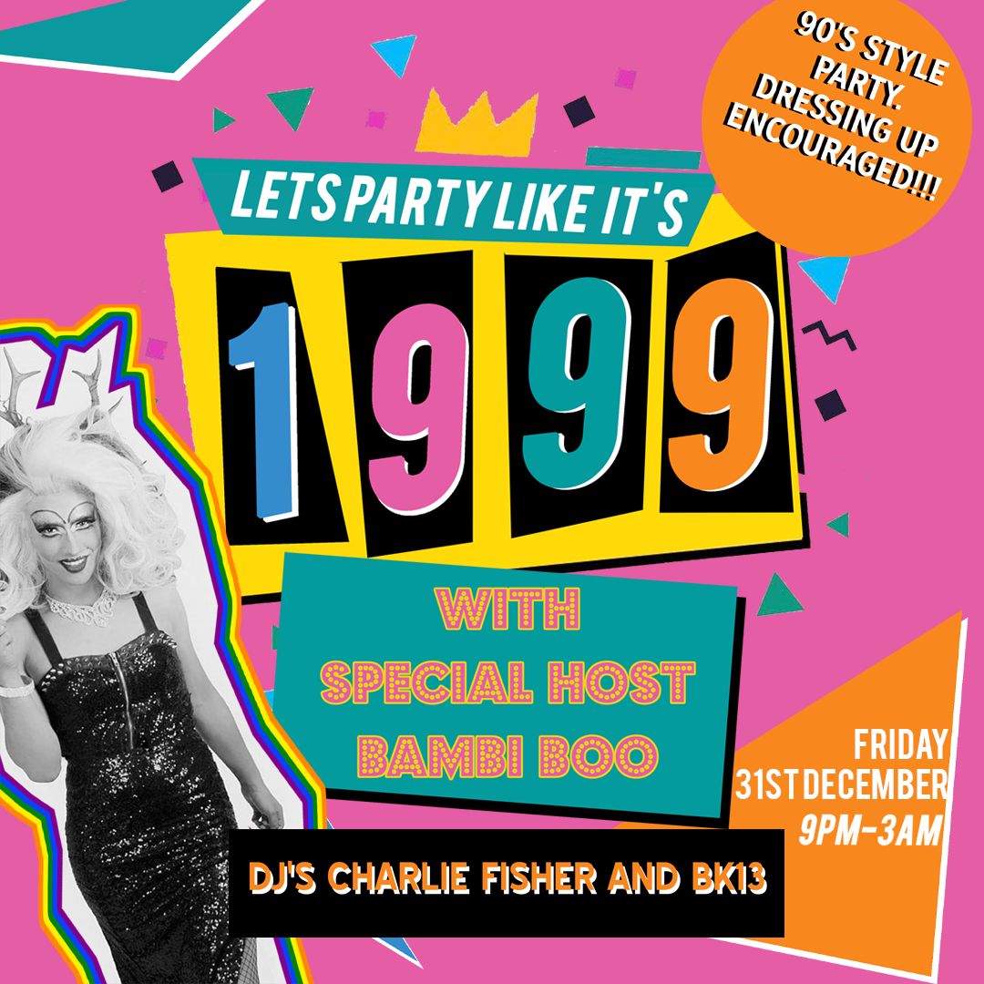 ChequersE17's tweet photo. ⭐️Ain't no party like a Chequers NYE party and this year we'll be celebrating 90's style with EXTRA special guest host Bambi Boo!

Join us as E17 faves Charlie Fisher and BK13 will be on the decks spinning all your favourite 90s classics until the early hours! https://t.co/UHM1b0MjLX