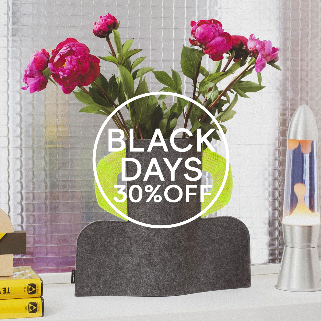 SANCAL BLACK DAYS. From November 22 to 28, take advantage of discounts of up to 30% in our Shop Online.
RAW is the more sober version of the #FlowerPower textile vases. 
Buy here: sancal.com/.../p/jarron-f…