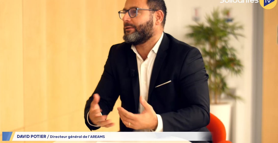 Uniopss's tweet photo. "Travailler en lien étroit avec l'ensemble des partenaires pour accompagner aumieux les personnes"
David Potier DG de l’AREAMS #SolidaritésTV #areams https://t.co/7BVwbFPj86