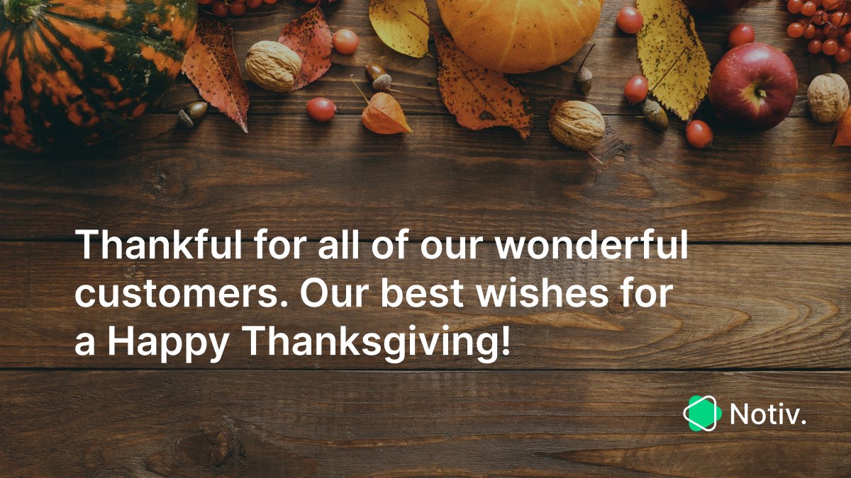 There are many things we are grateful for this year, but at the very top of that list is you 💚

We are wishing you a wonderful holiday season filled with the warmth and happiness of the season 🥧

#Thanksgiving2021