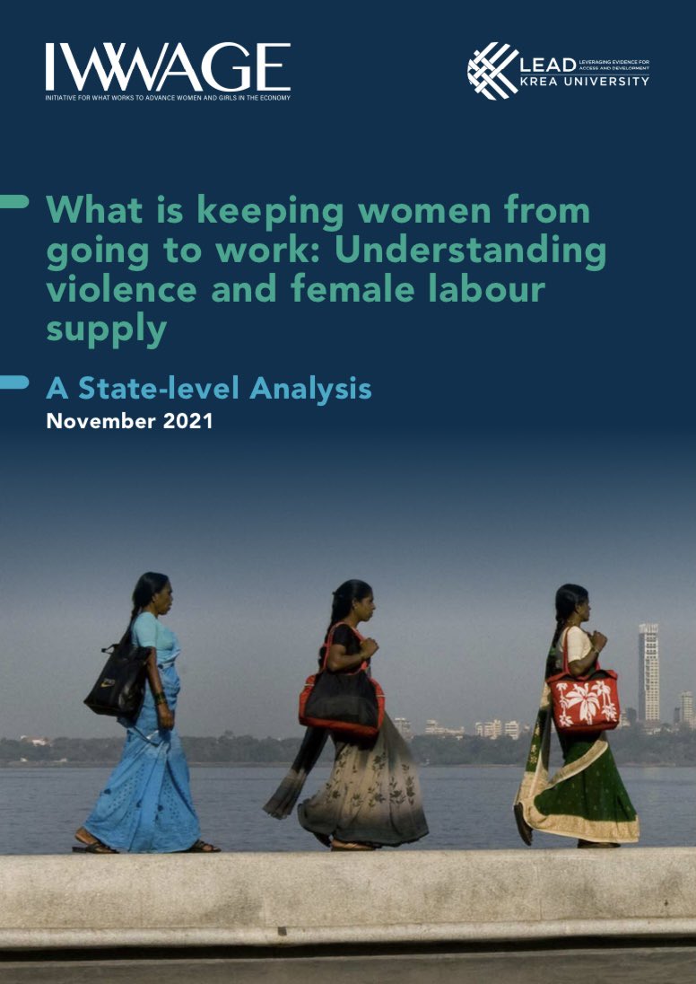 NeelanjanaGupta's tweet photo. 📣Is #VAWG affecting women’s labor market outcomes? Join @IWWAGEIFMR @LEADatKrea #paperlaunch TOMORROW at 11 am https://t.co/TFP7Dg1PuB to hear AparnaUppaluri RituDewan @swarraj @viswanathkv @Poonam_Kat @Amita_Pitre on how to put an end to discrimination against women https://t.co/KdTKwwkfPm