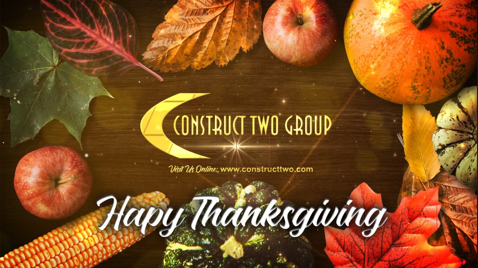 two_managers's tweet image. Happy Thanksgiving from Construct Two Group! We are thankful to each of you for your support. lnkd.in/efcbHs6p