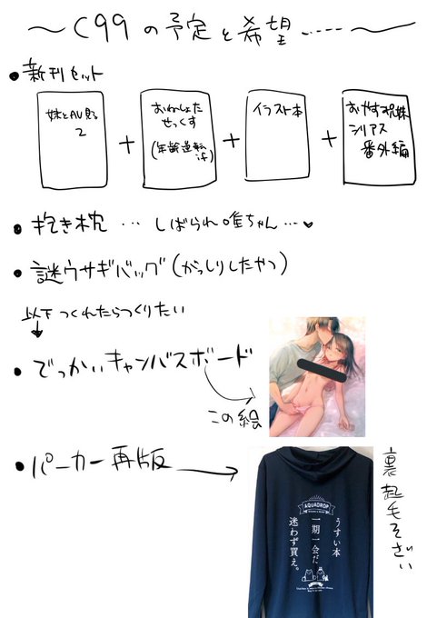 冬コミの予定…!!通販もやる予定です 
