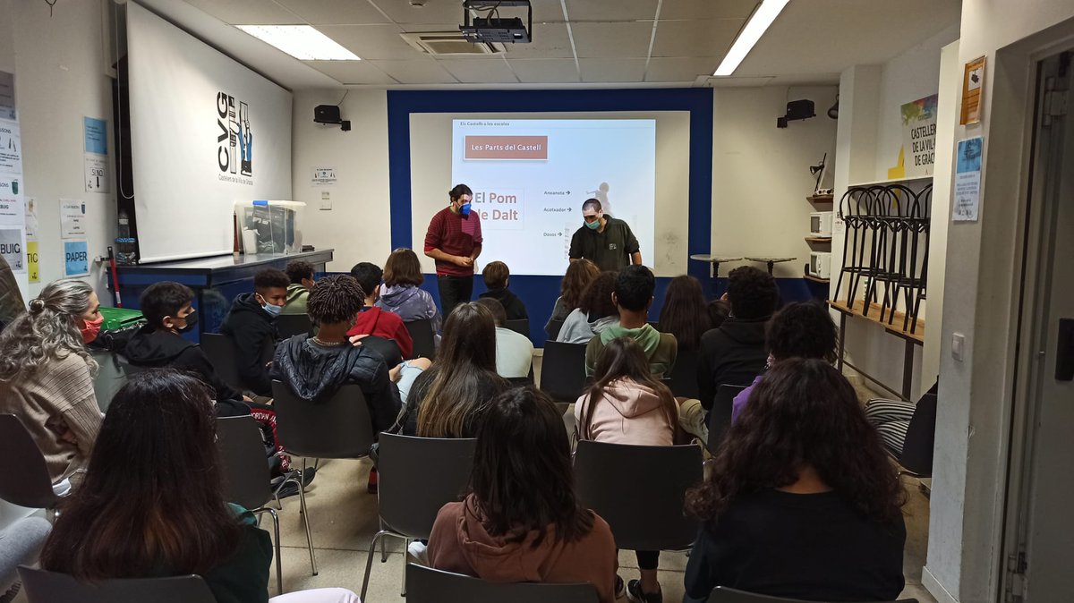InsLluisVives's tweet photo. Gràcies, @cvg_cat pel taller de dimarts. Els nois i noies de #2ESO s'ho van passar molt bé!!! https://t.co/EBQObOS6WH
