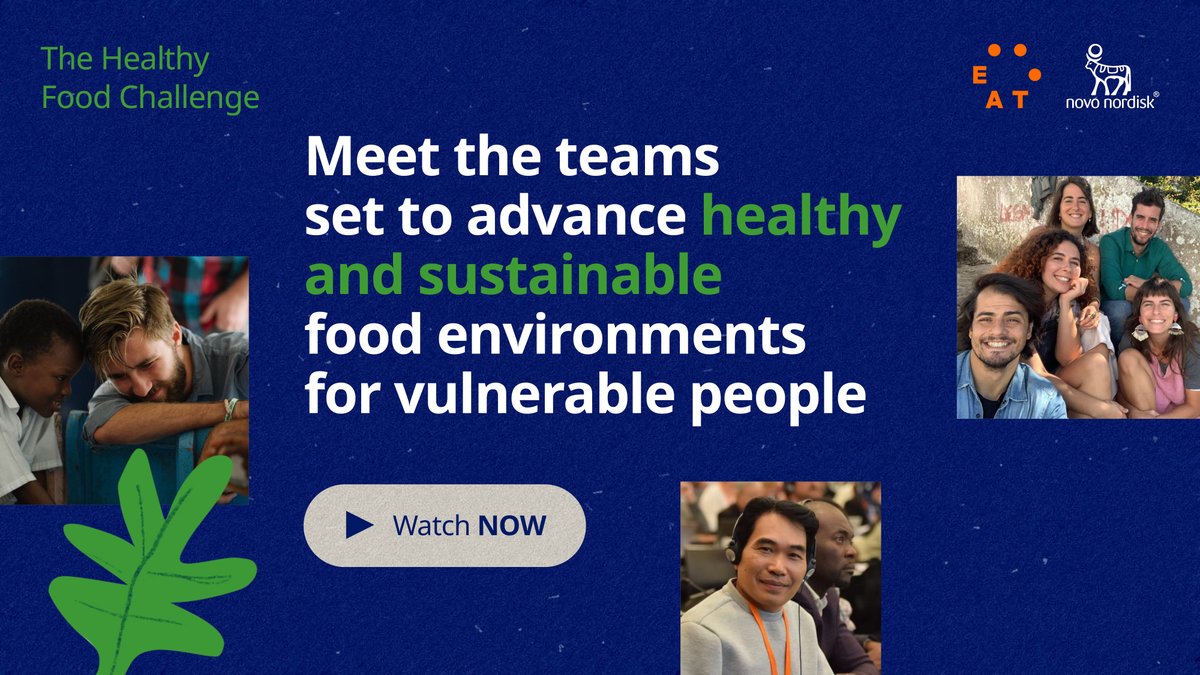 citiesdiabetes's tweet photo. You can now watch a recording 📽️of the recent Healthy Food Challenge webinar with @EATforum to hear about the three winning projects that are driving change for better health 👉 https://t.co/CSjSecKPac https://t.co/pyWBNQoIjk