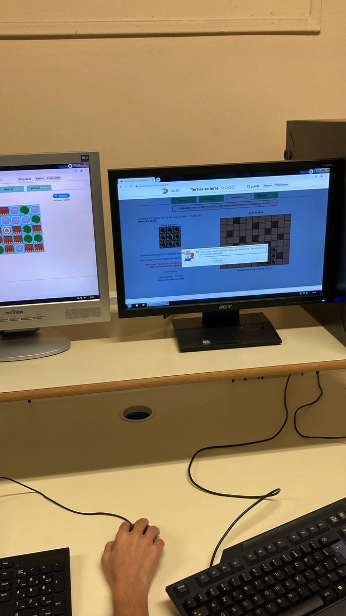 LabomathsC's tweet image. [Concours Castor] - les élèves adorent ces concours et ne voient jamais le temps passer … 
Les cerveaux 🧠 fument 🤯
@AcReims #concourscastor #labomaths