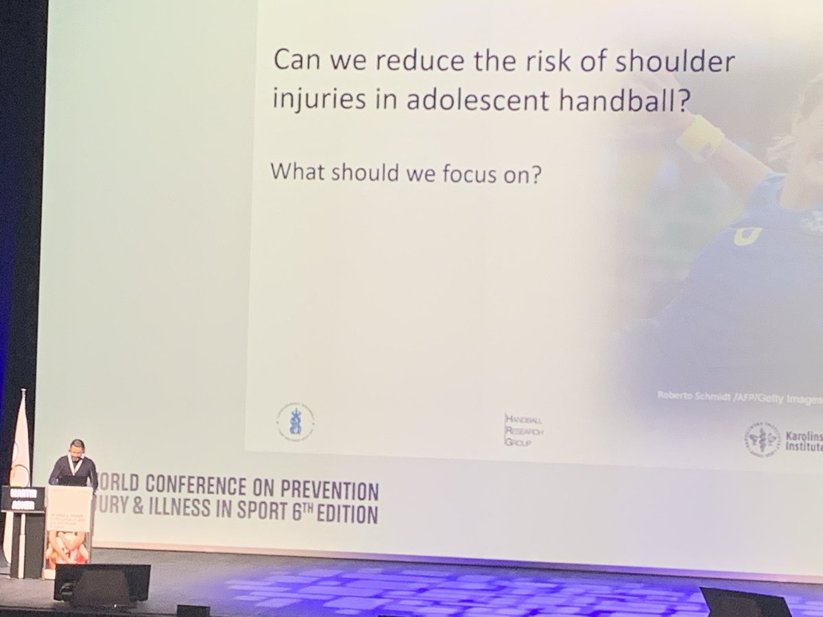 KThorborg's tweet photo. Great work by @martinasker on preventing shoulder injuries in female handball. 50% reduction with carefully planned and timed strengthening - implemented before the shoulder injury peaks usually occur. Build capacity to ride of the storm💨 https://t.co/eLUsy9B2z1