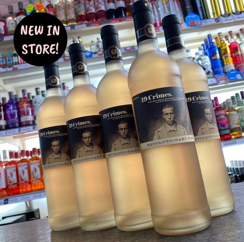 bbcouncillor's tweet photo. A new one to the @19Crimes family!! 

REVOLUTIONARY ROSE! 
A revolutionary dry style rose with sweet spice 🍷#19crimes #19crimesrevolutionaryrose #rosewine #new #bargainbooze #bargainboozecouncillorlane https://t.co/yZKilXZrqB